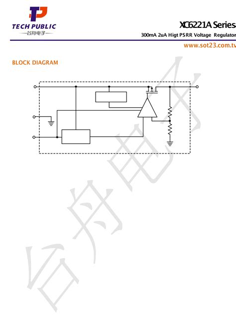 Xc6221a332mr （tech Public 台舟 ）xc6221a332mr中文资料 价格 Pdf手册 立创电子商城