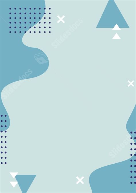 Abstract Wave Point Design In Creative Gray Blue Color Block Page Border Background Word ...