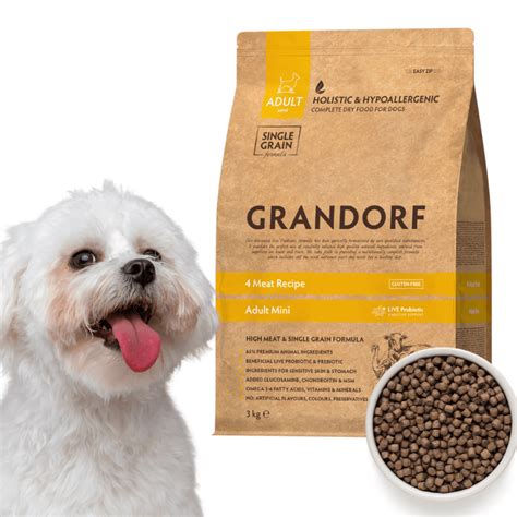 Grandorf 4 Meat Adult Mini Breeds Karma dla Psów Małych Ras 3kg