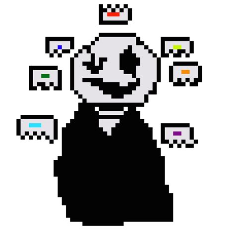 Gaster Battle Sprite Pixel Art Maker