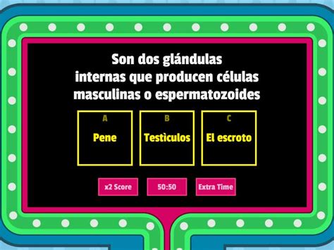 Aparato Reproductor Masculino Gameshow Quiz