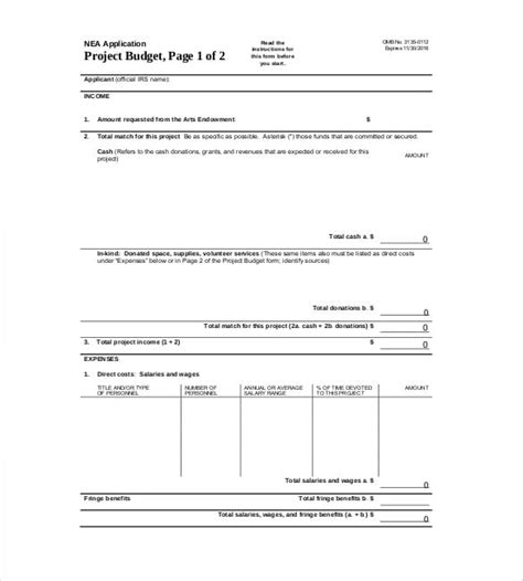 17+ Project Budget Templates - Docs, PDF, Excel | Free & Premium Templates