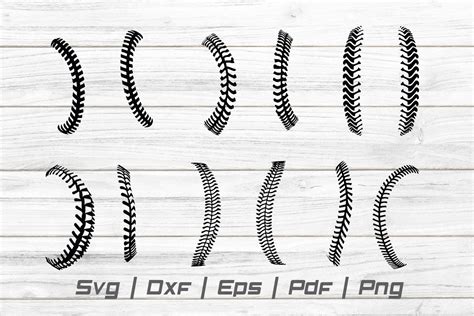 Baseball Laces Svg Cut File Graphic By Jennadesignsstore Creative Fabrica