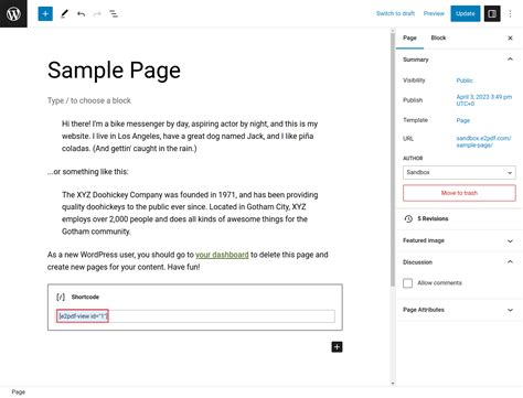 Wordpress Page Post Acf Pdf Generator Documentation E2pdf