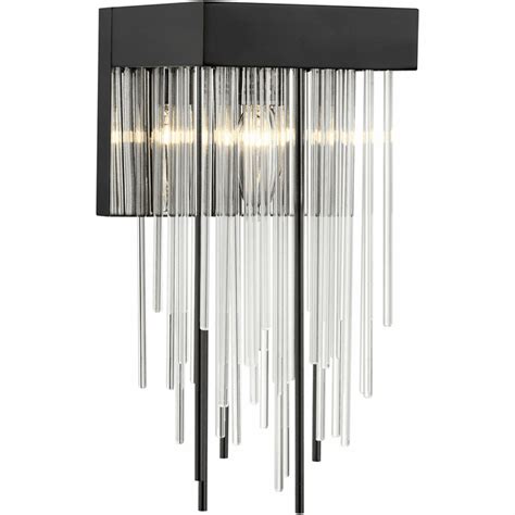 Zeev Lighting Ws700531sbb Waterfall Contemporary Satin Brushed Black