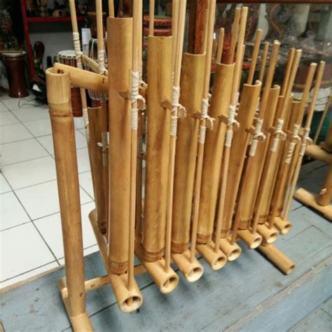 Jual ANGKLUNG BAMBU MURAH 1 OKTAF 8 NADA SD Kab Bandung Barat