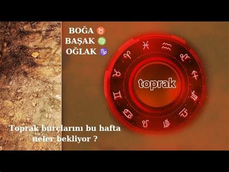 Toprak Grubu Bur Lar Bu Hafta Neler Bekliyor Youtube