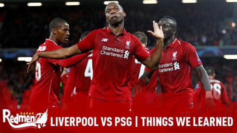 Liverpool vs PSG | Things We Learned - The Redmen TV