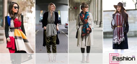 Как завязать шарф на пальто