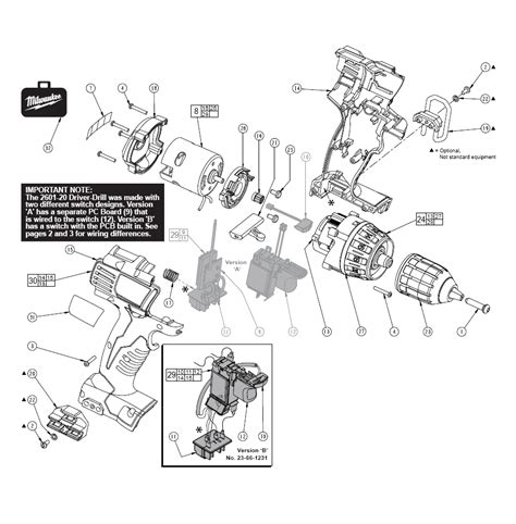 Milwaukee Replacement Parts Diagram