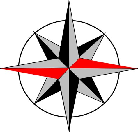 Compass Clipart West Compass North South East West Png Transparent