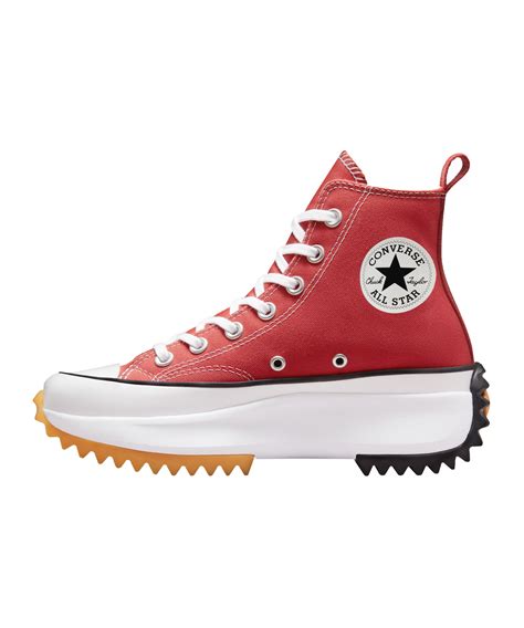 Converse Run Star Hike Platform Hi Rot Lifestyle Schuhe Sneaker