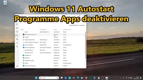 Windows Autostart Programme Apps Deaktivieren Windows Schneller