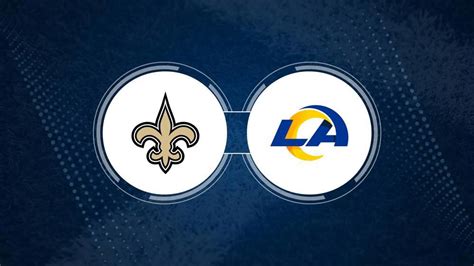 Saints Vs Rams Same Game Parlay Picks Nfl Week Magnolia State Live