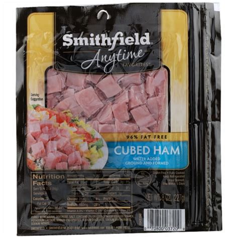 Smithfield Anytime Favorites Cubed Ham, 8 oz - Fry’s Food Stores