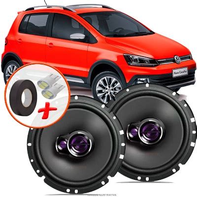 Alto Falante Pioneer Vw Volkswagen CrossFox Dianteiro Ts 1760br 6