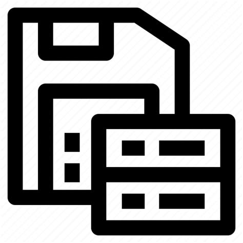 Save Server Storage File Computing Icon Download On Iconfinder