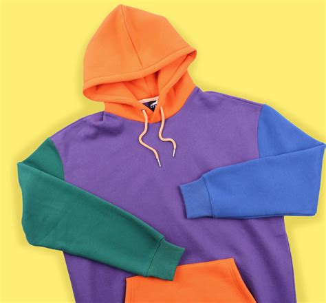 Color Block Hoodie Etsy