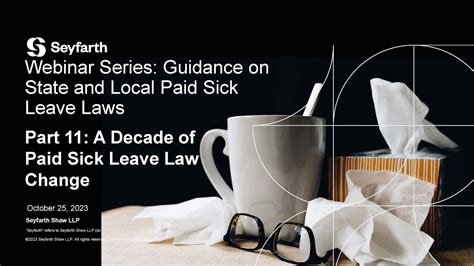 Guidance On State And Local Paid Sick Leave Laws — Part 11 A Decade Of