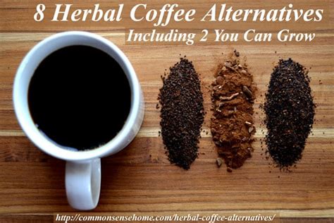 Herbal Coffee Alternatives Including You Can Grow