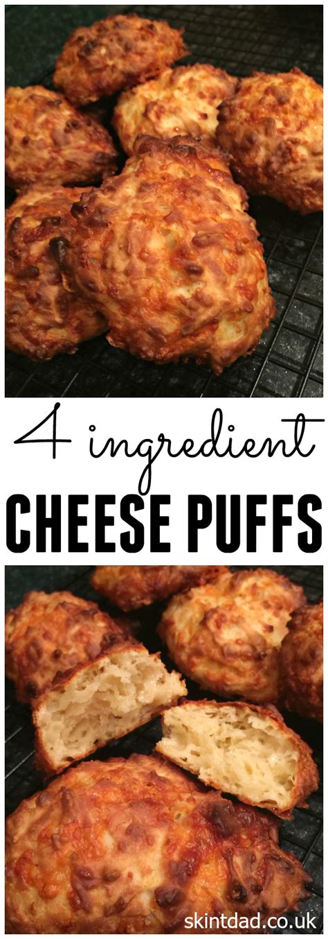 Four Ingredient Cheddar Cheese Puffs Recipe Skint Dad