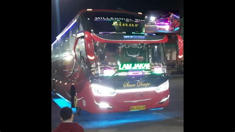 Bus Sinar Dempo Istirahat Di Rm Siang Malam Kota Prabumulih Busmania