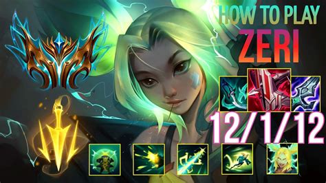 Top Challenger Guides How To Play Zeri Adc Carry Best Build Runes