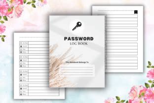 Kdp Password Log Book Graphic By Creato Creative Fabrica