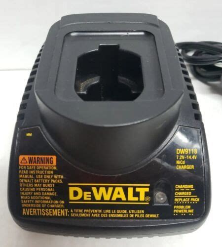 DeWalt DW9118 7 2V 14 4V NiCd Battery Charger Power Tool Battery