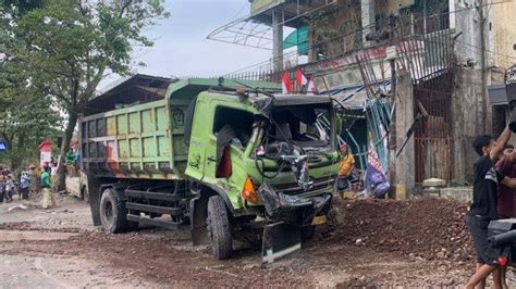 Kronologi Tabrakan Beruntun Truk Kontainer Alami Rem Blong Lalu Tabrak