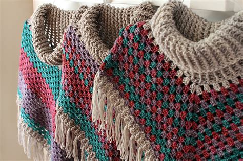 Ravelry Cowl Neck Poncho Pattern By Simone Francis