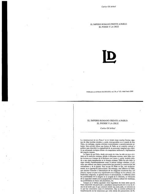 Pdf El Imperio Romano Frente A Pablo Dokumen Tips