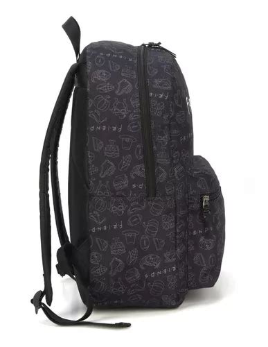 Morral Escolar Luxcel Friends Mochila Color Negro L Mercadolibre