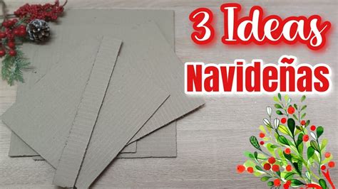 Manualidades NAVIDEÑAS 2022 2023 Ideas con Reciclaje Diy Christmas