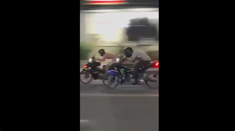 video  motorbikers drag racing  cumc patients complain