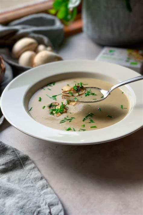 Easy Creamy Mushroom Soup Here To Cook