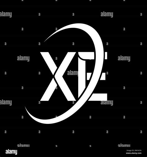 Xe Logo X E Design White Xe Letter Xe X E Letter Logo Design