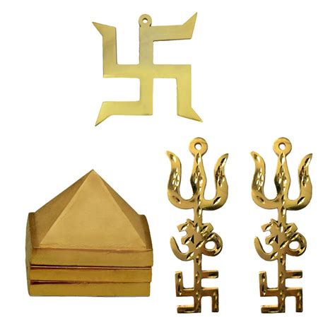 Buy Divya Mantra Combo Of Vastu Wish Multilayered 1 Zinc Pyramid