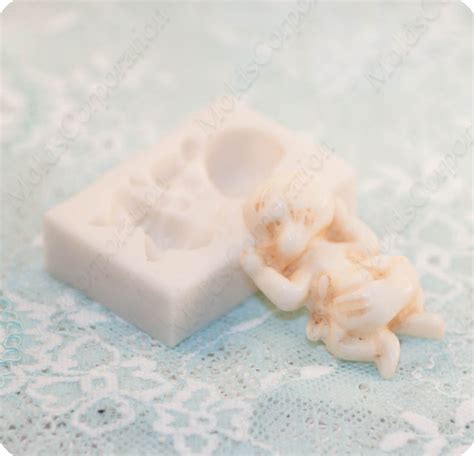 Mold 3d Baby Angel Silicone Mold Flexible Polymer Clay Food Etsy