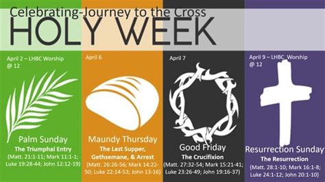 Holy Week Journey