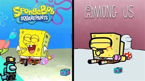 SpongeBob Vs Among Us Funny Animation YouTube