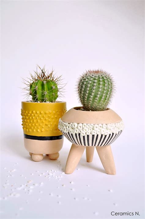 ceramic pots for cactus on Behance