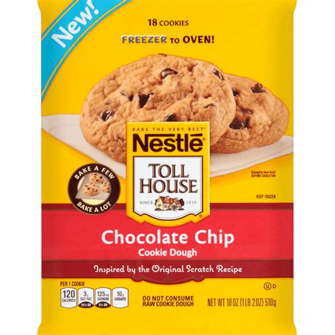 Nestle Toll House Frozen Chocolate Chip Cookie Dough 18 Oz Ice Cream