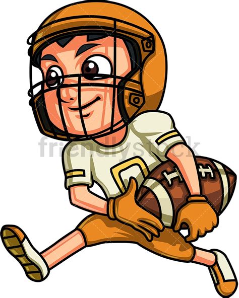 Cartoon Football Player