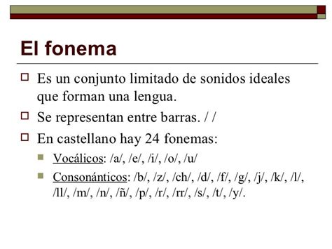 Fonemas Letras Y Sílabas