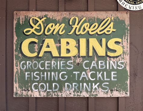 Don Hoels Cabins Sign Oak Creek Canyon Az Old Sign Flickr