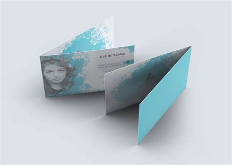 Folded Business Card Design - The Leaflet Design Company