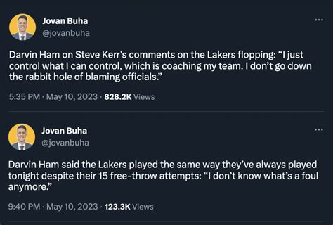 Clutchpoints On Twitter Lakers Coach Darvin Ham Hours Apart