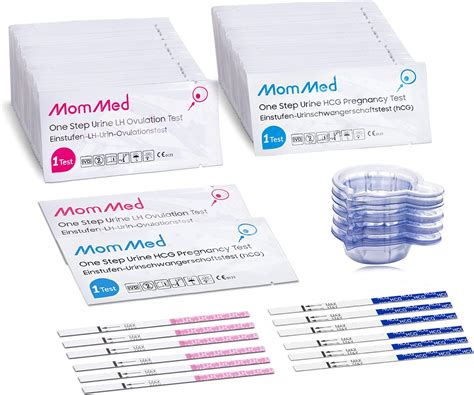 MomMed Ovulation And Pregnancy Test Strips HCG20 LH60 Includes 20