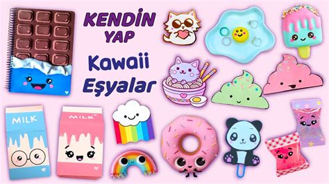 Kendin Yap Kawaii E Yalar Kawaii Okul Gere Leri Ka T El I Ve